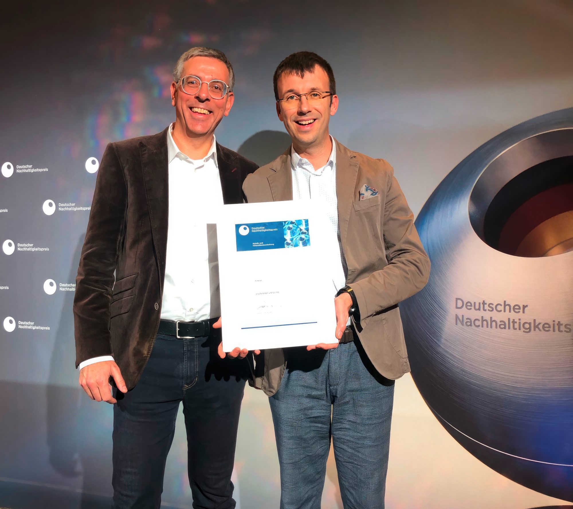For the second time, we are proud finalists for the 16th German Sustainability Award. It was a pleasure to be part of it.